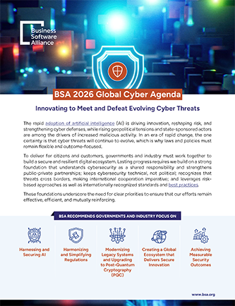 2026 BSA Global Cyber agenda cover