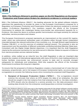 EU: The CLOUD Act and the European Union:  Myths vs. Facts