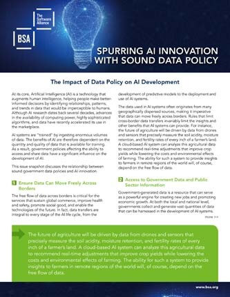 Spurring AI Innovation With Sound Data Policy