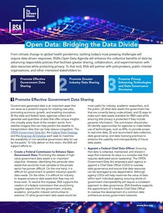 BSA Open Data Cover