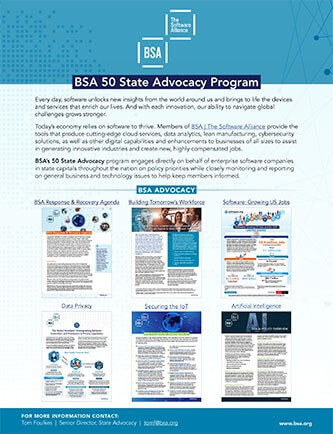 US: BSA State Advocacy Program cover
