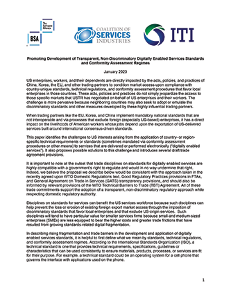 US: Trade Disciplines on Technical Barriers to Digital Trade cover