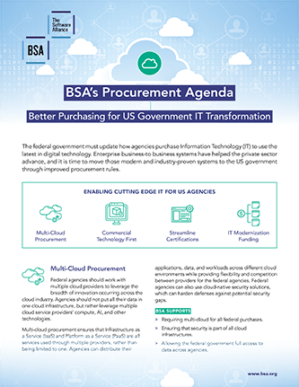 BSA Procurement Agenda