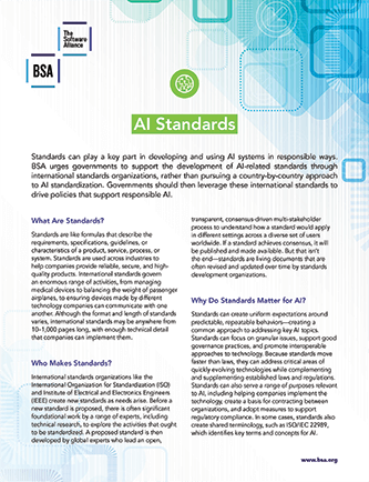 AI Standards cover