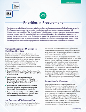 Priorities in Procurement cover