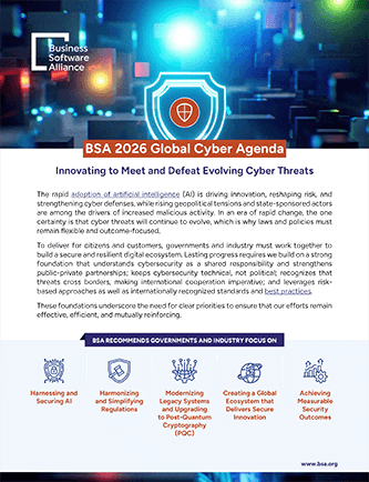 2026 BSA Global Cyber agenda cover