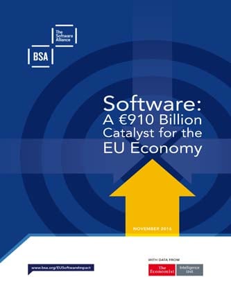 Software: Ein Katalysator für die Wirtschaft in der Europäischen Union.