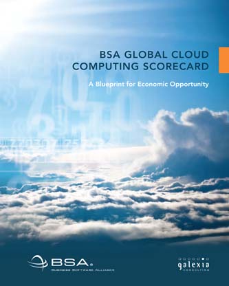2012年BSA全球云计算记分卡